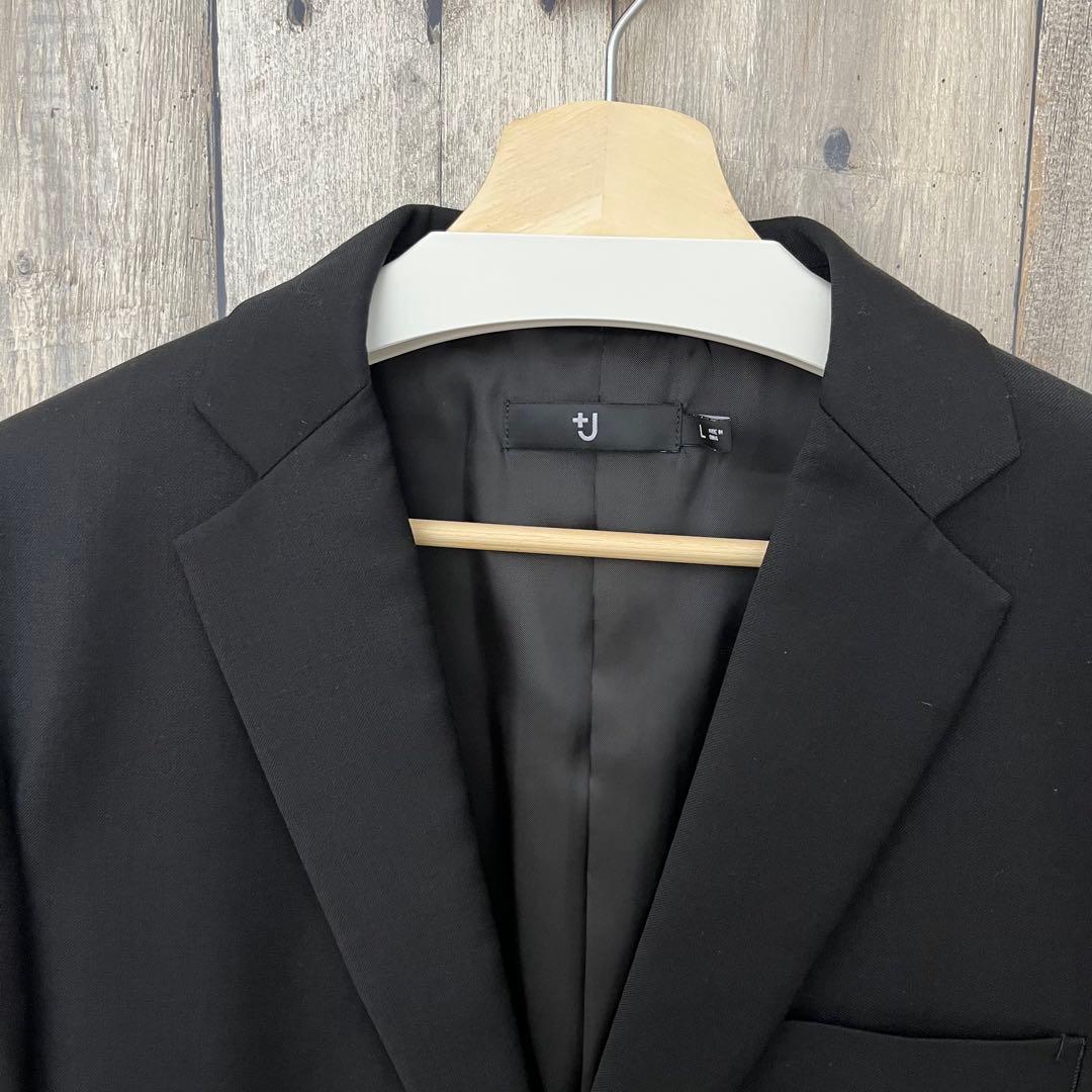 UNIQLO +J ウールスーツ セットアップ L ブラック
