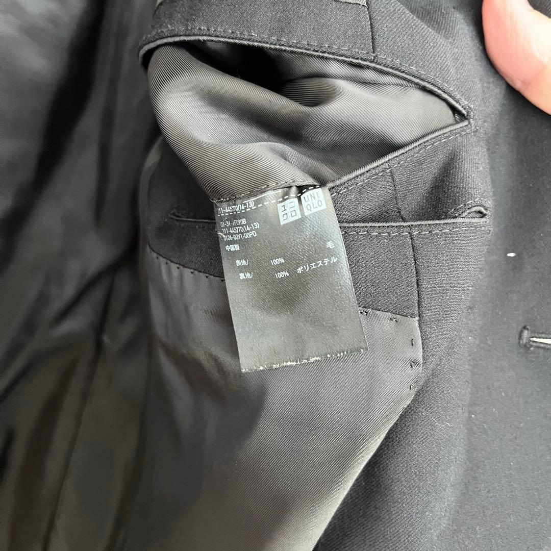 UNIQLO +J ウールスーツ セットアップ L ブラック