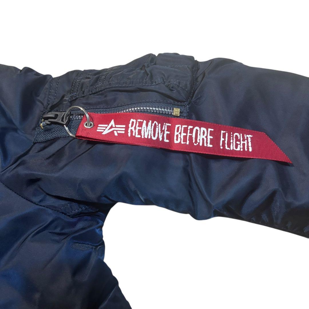 アルファインダストリーズ MA-1 フライトジャケット ネイビー Sサイズ