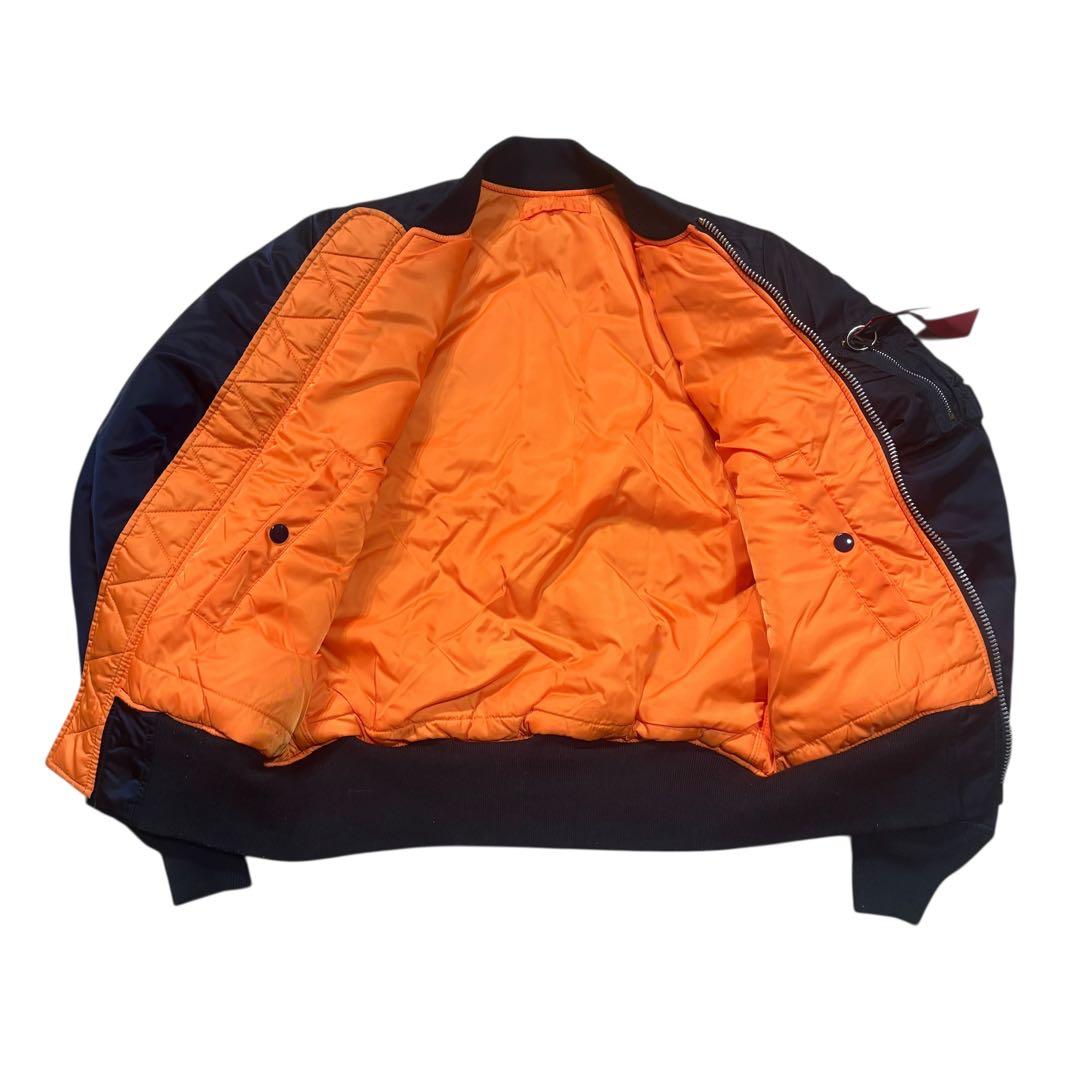 アルファインダストリーズ MA-1 フライトジャケット ネイビー Sサイズ