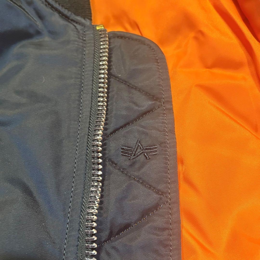 アルファインダストリーズ MA-1 フライトジャケット ネイビー Sサイズ