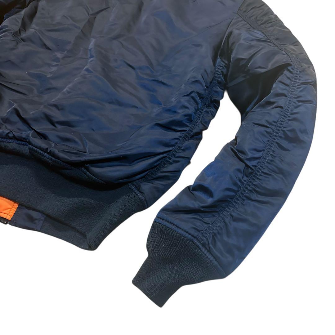 アルファインダストリーズ MA-1 フライトジャケット ネイビー Sサイズ