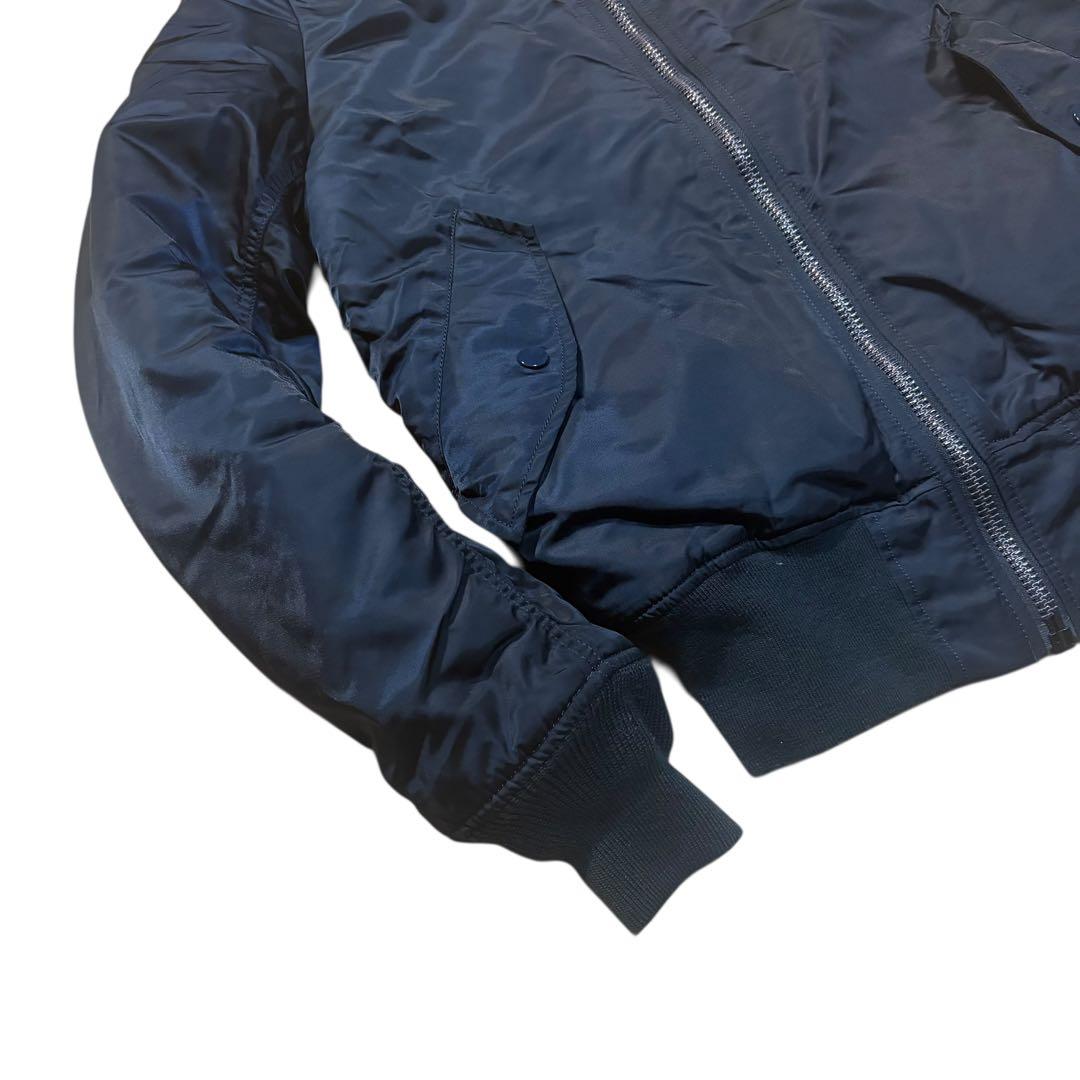 アルファインダストリーズ MA-1 フライトジャケット ネイビー Sサイズ