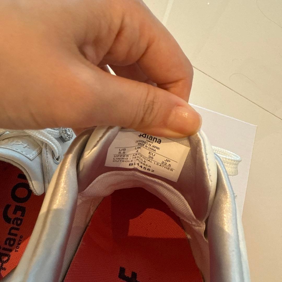 dianGOLF ホワイト ゴルフシューズ