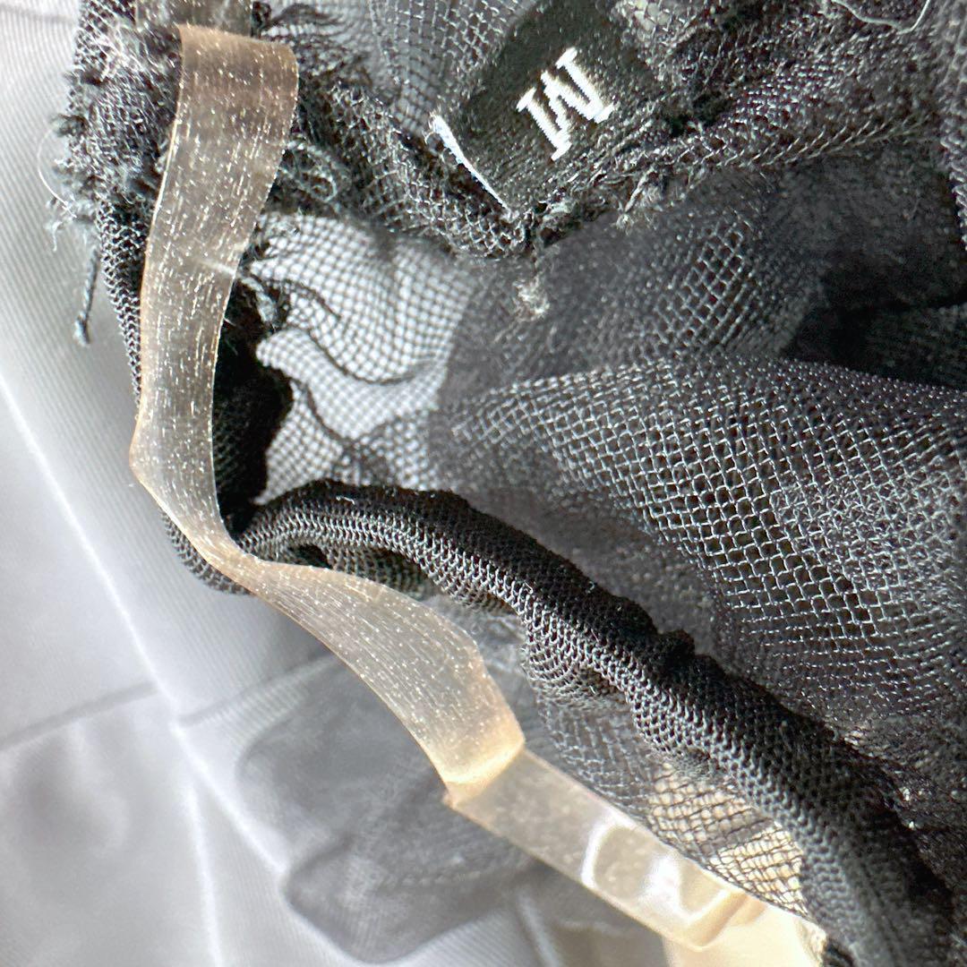 LEJA ボリュームチュールスリーブオールインワンパンツドレス　サロペット