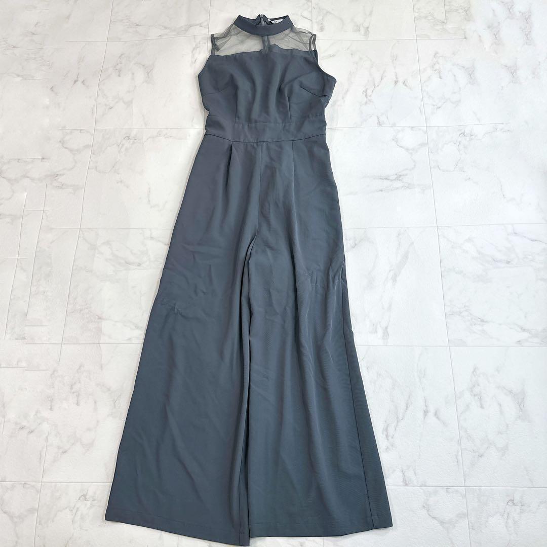 LEJA ボリュームチュールスリーブオールインワンパンツドレス　サロペット