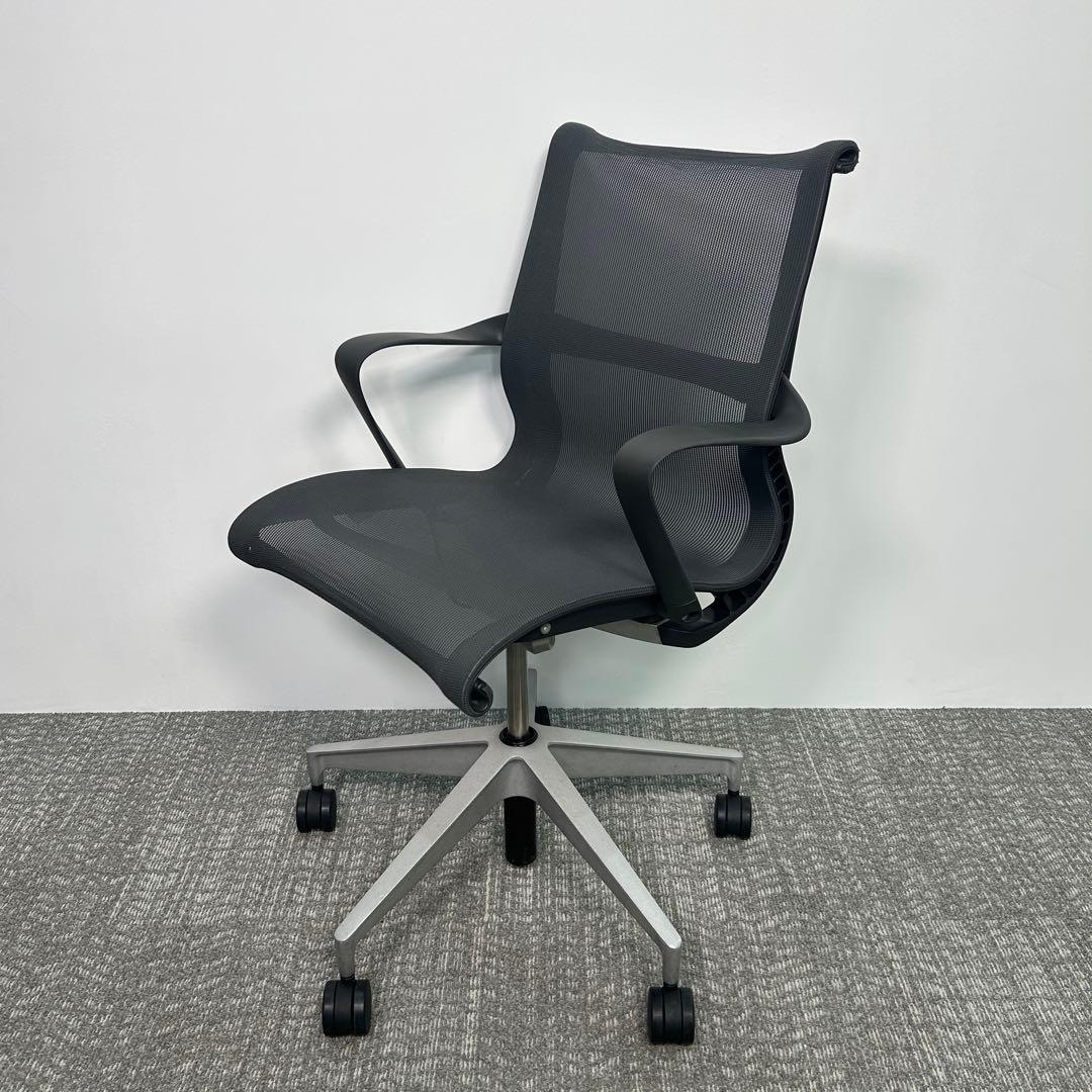 Herman Miller.セトゥーチェア グレー系 オフィスチェア メッシュ.