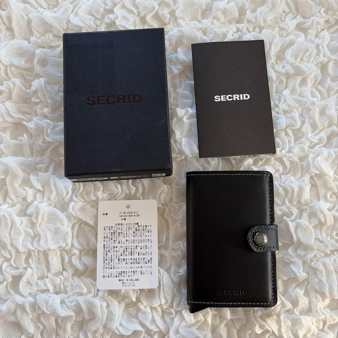 ⭐︎新品⭐︎secrid mini wallet セクリッドミニウォレットブラック