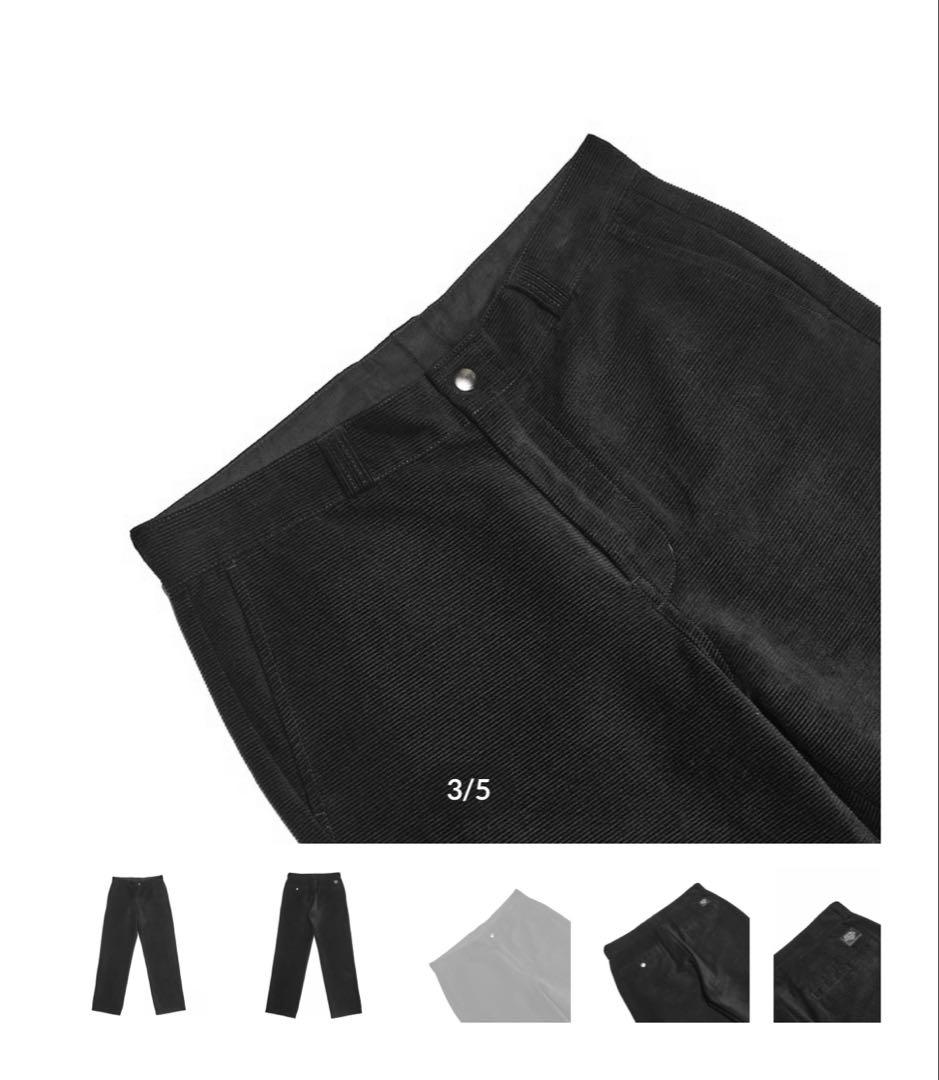 TSY tatoo studio yamada コーデュロイパンツ　ブラック