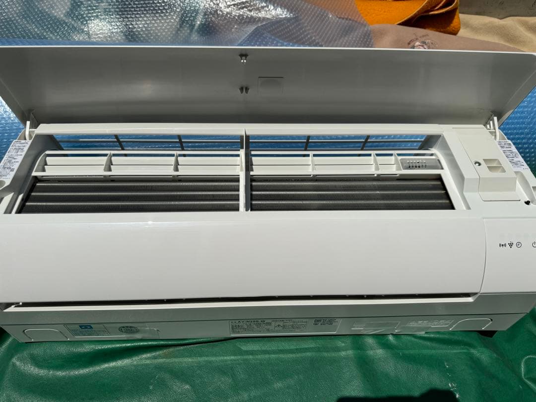 室外機も込 シャープ 8畳用 エアコン クーラー 2.5kw 2021年製 25