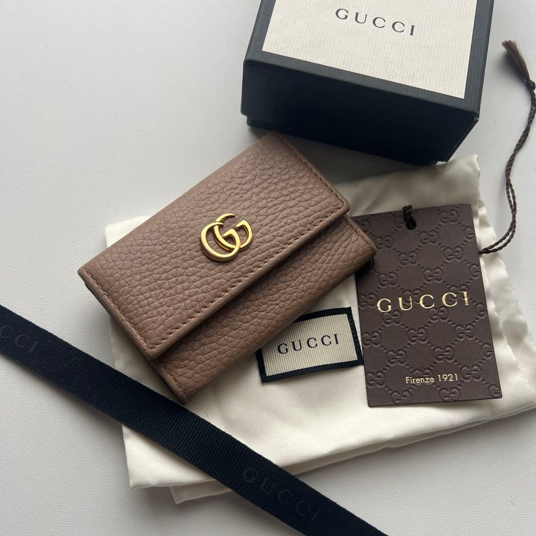 92 美品 GUCCI グッチ キーケース マーモント