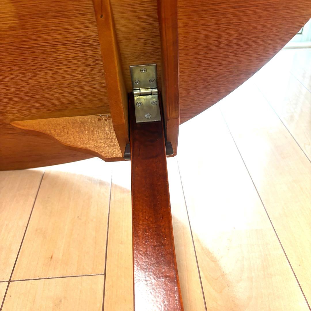 【激レア】ちゃぶ台 円卓 丸卓 昭和レトロ アンティーク 木製 インテリアその他