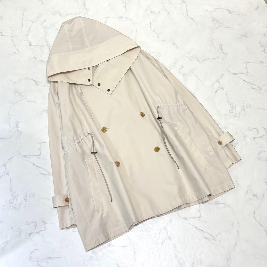 VACHEMENT リサイクル シェルタフタ ショート トレンチ