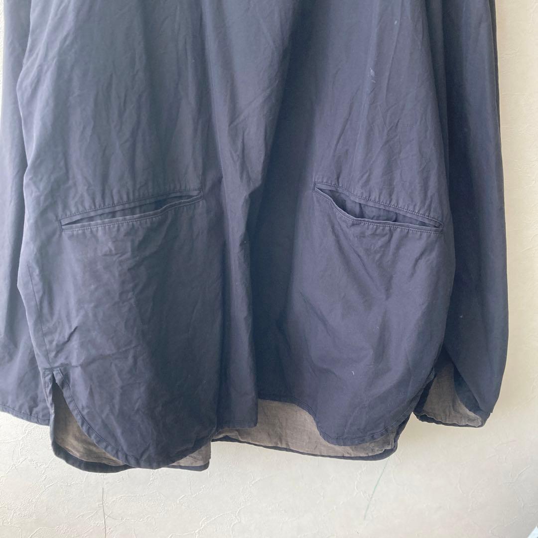 YOKO SAKAMOTO プルオーバー リバーシブル ブラック カーキ