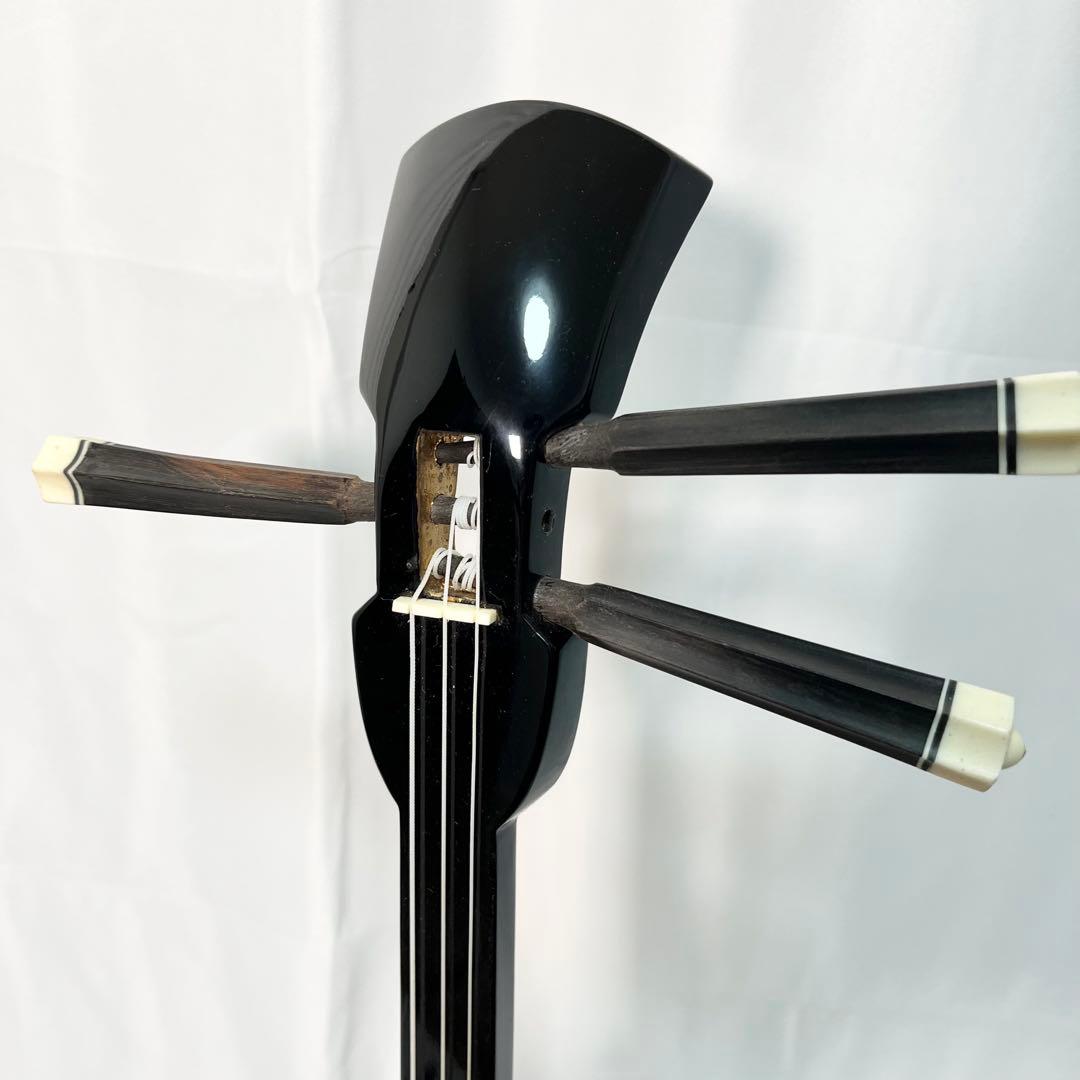 沖縄三線 蛇皮 本革 民謡楽器 民謡 和楽器 三線 ケース付