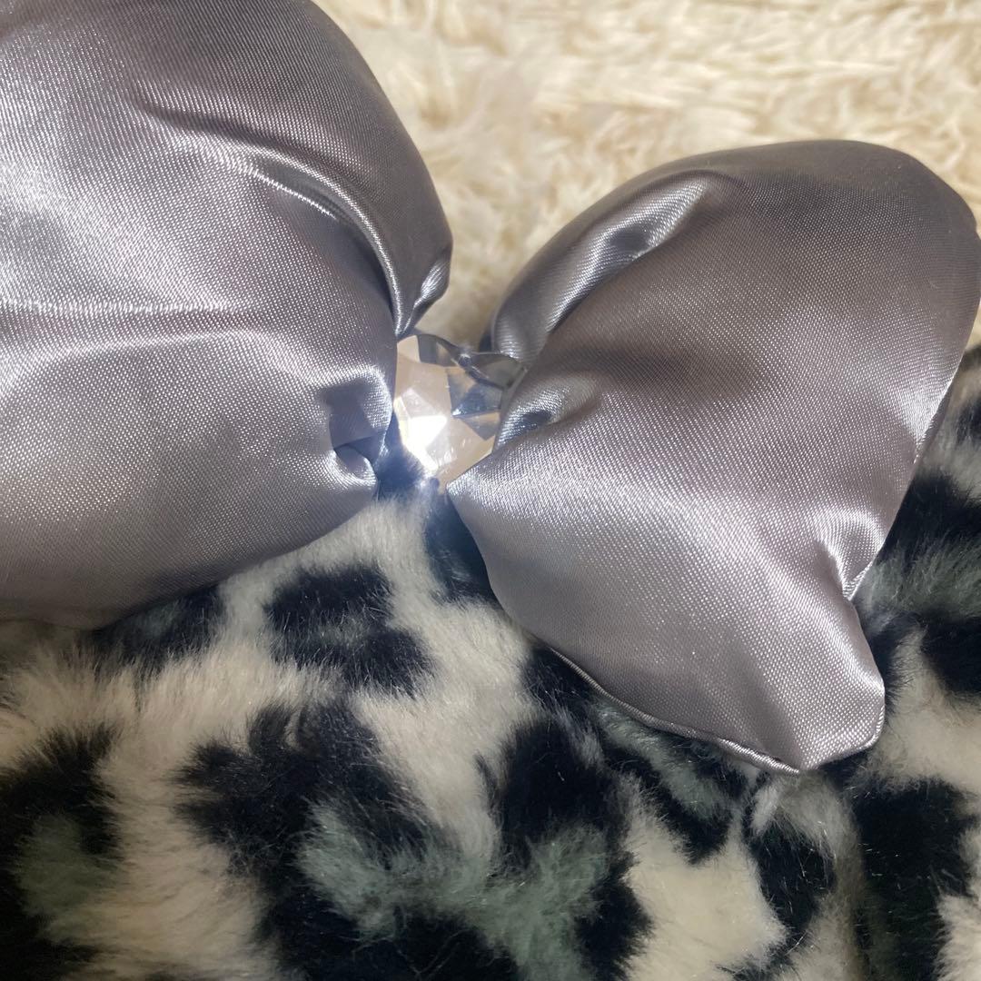 ディズニー　ファンキャップ　ミニー　グレー