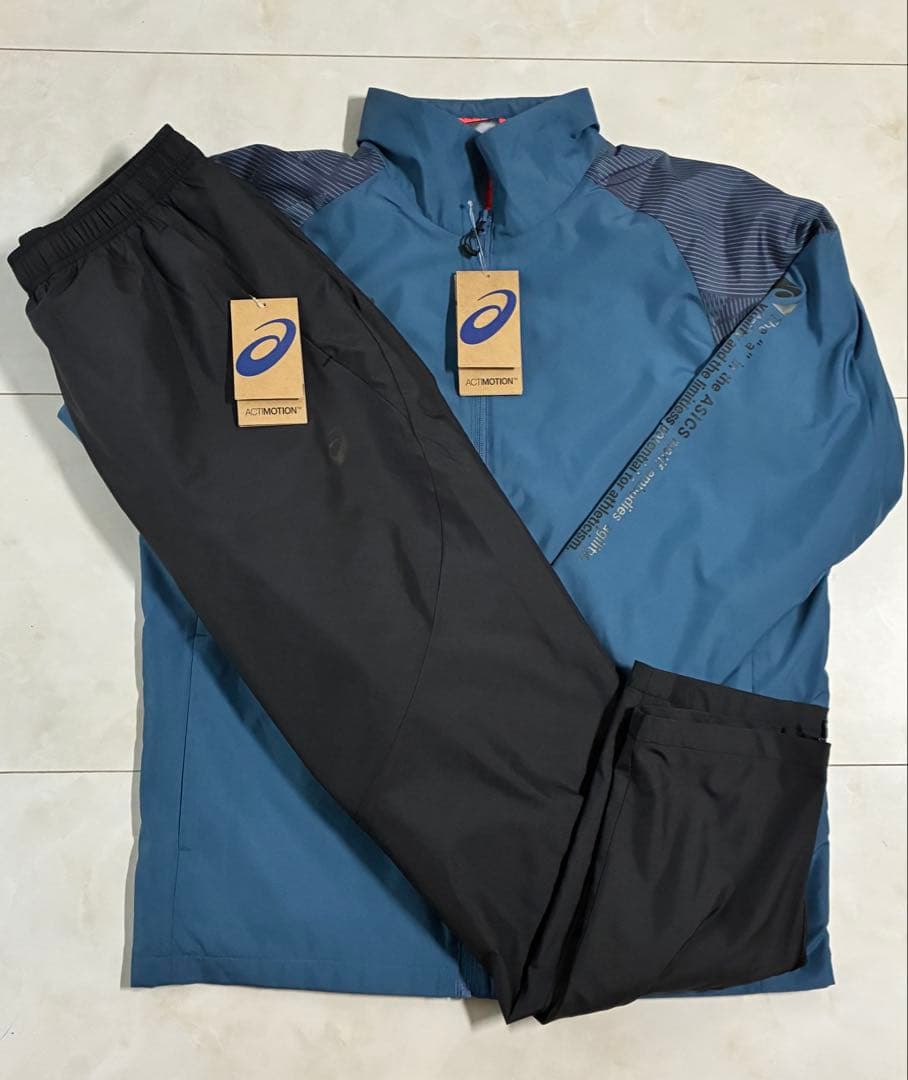 【新品】ASICS/裏トリコットグラフィックウインドブレーカージャケット/L