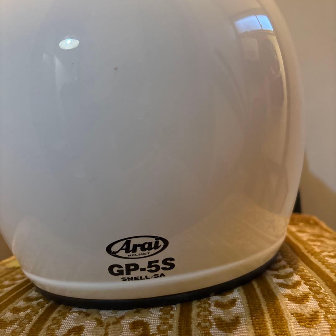 Arai フルフェイスGP5S ホワイト シールド１枚おまけ サイズ59-60