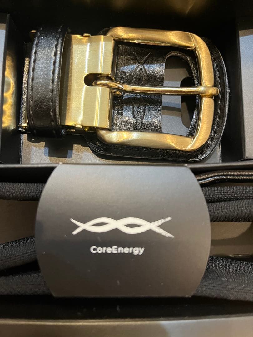【すえ】 コアエナジー ブラック×ゴールド　サイズ調整可能