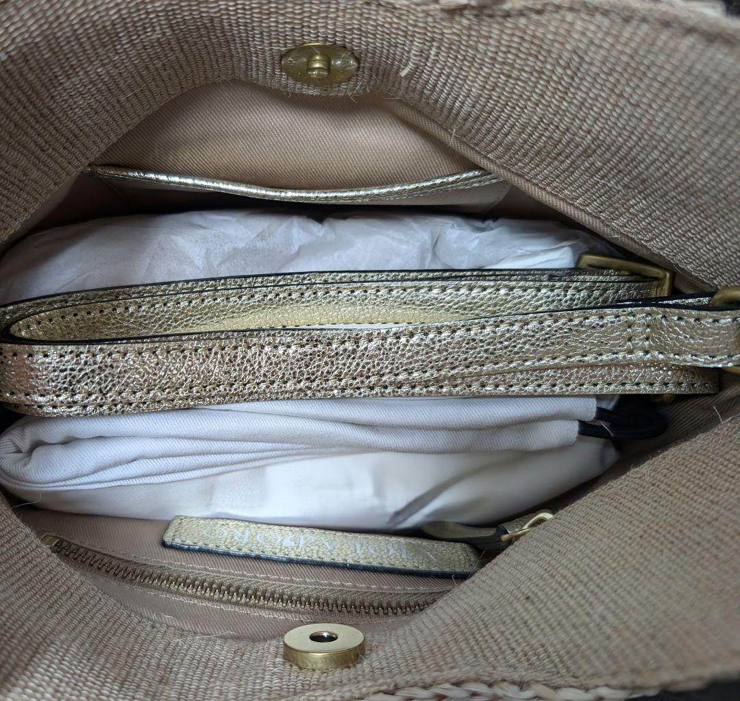 【新品】VIOLAd’ORO かごバッグ V-8304