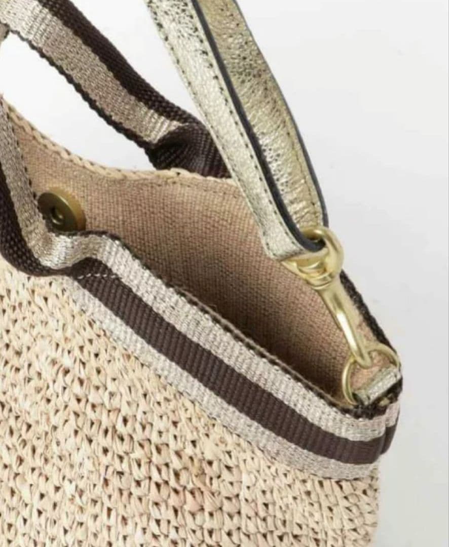 【新品】VIOLAd’ORO かごバッグ V-8304