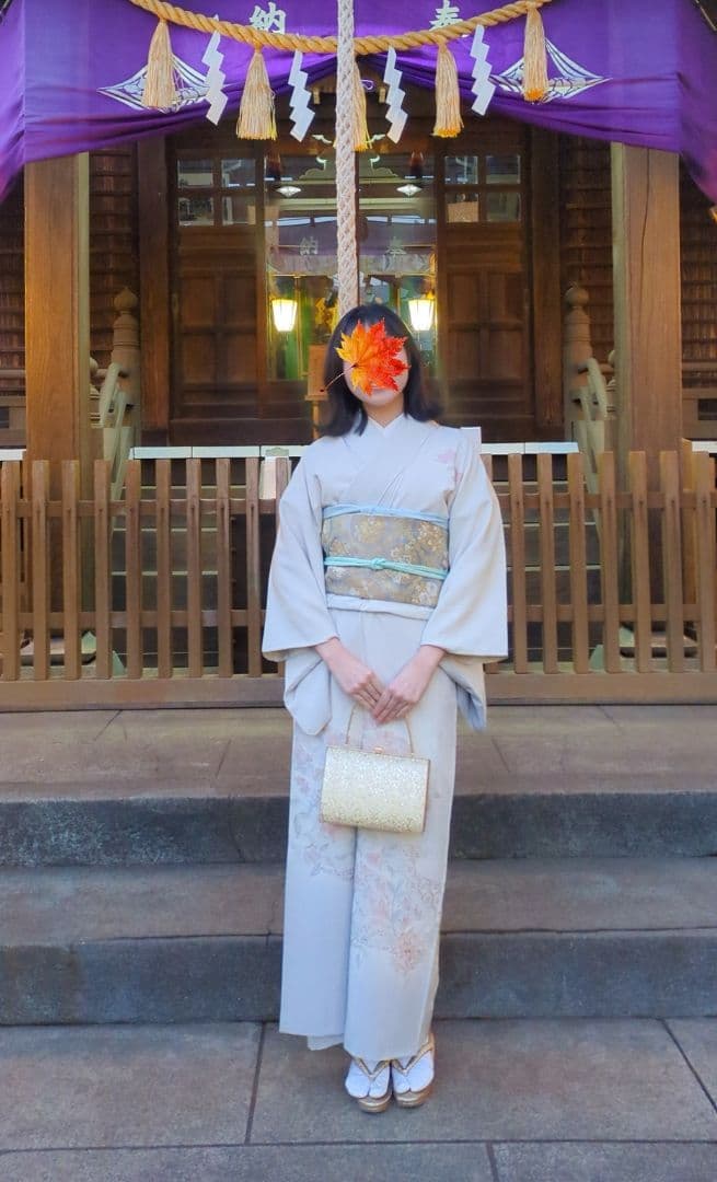 諏訪刺繍 訪問着