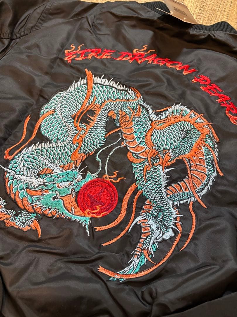 【未使用】KaraKuｘ中坪宏太　刺繍入りフライトジャケット