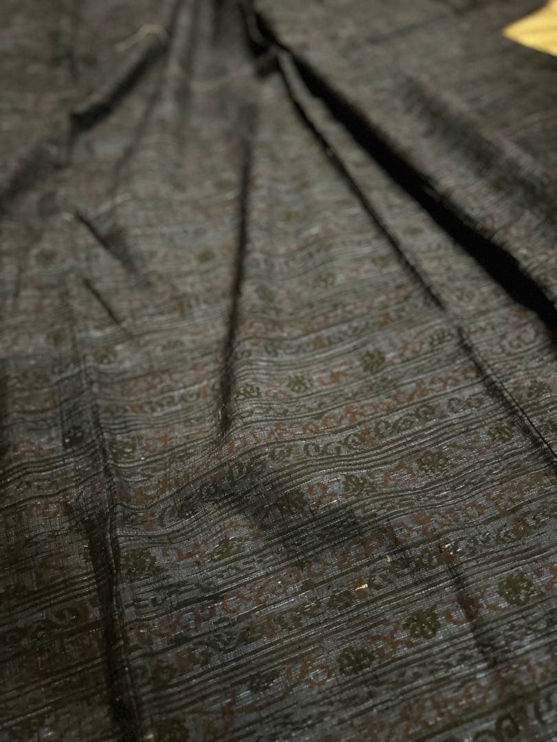 結城縮　奥順　着物