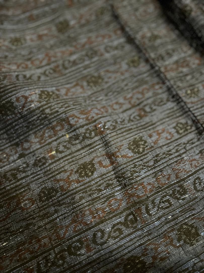 結城縮　奥順　着物