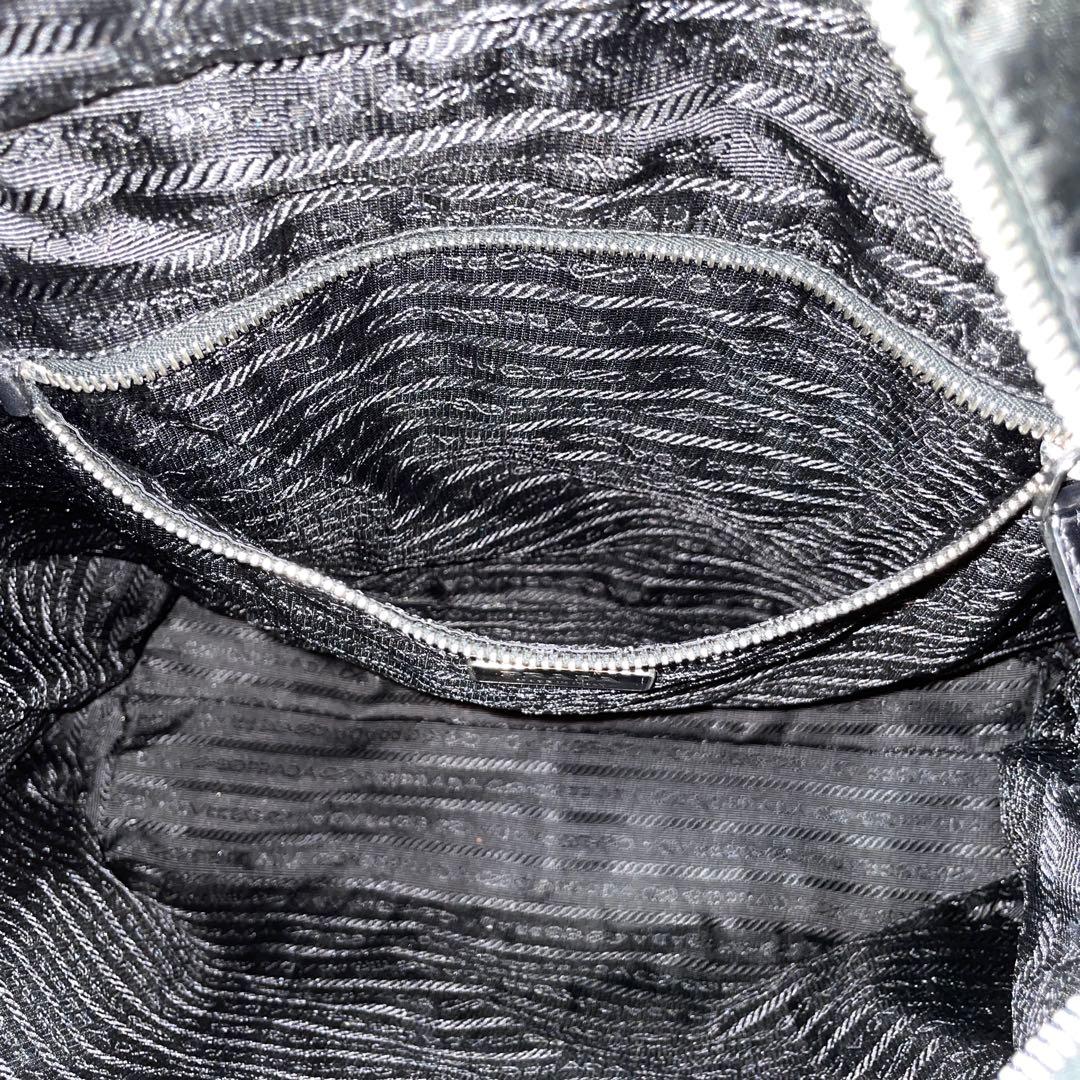 【良品】PRADA プラダ　ビジネスバッグ　トート　ナイロン　レザー　ブラック