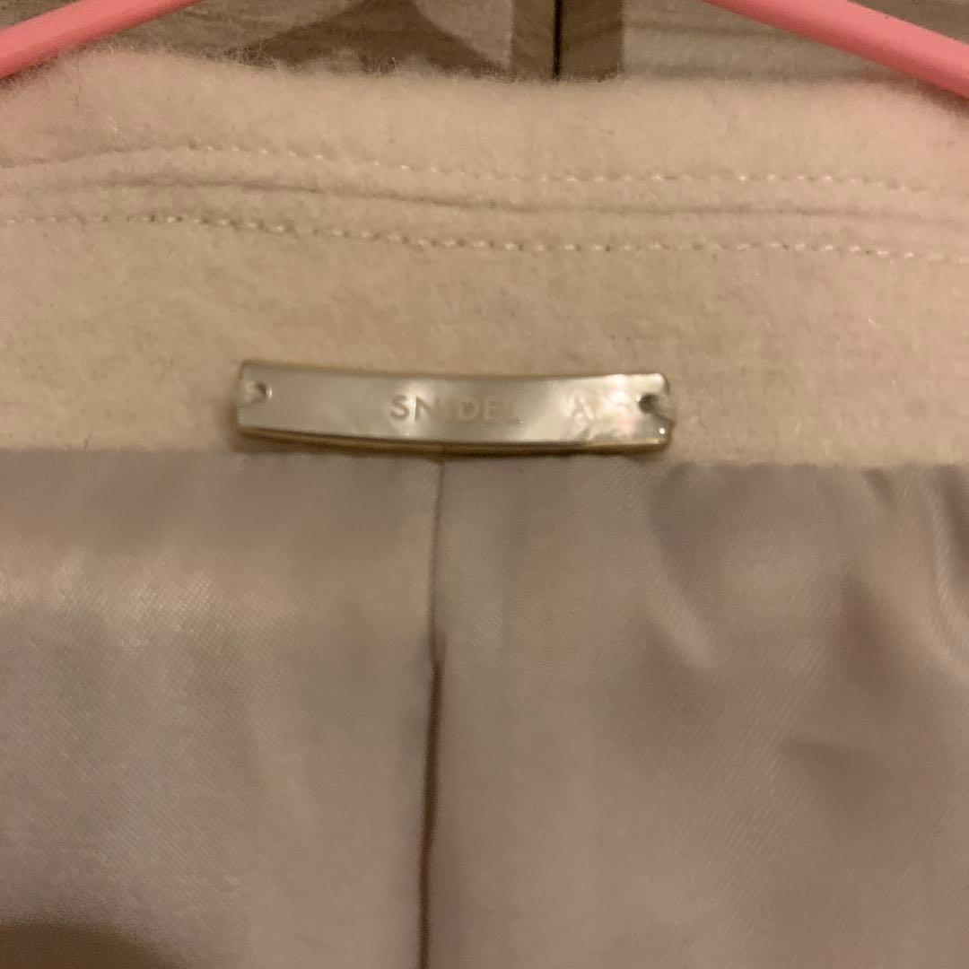 snidel ウールカシミヤスタンドカラーコート アイボリー サイズ0