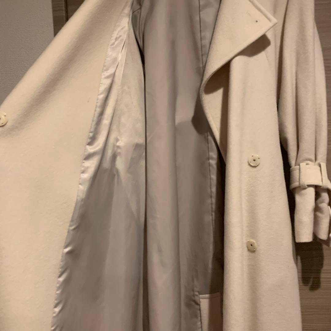 snidel ウールカシミヤスタンドカラーコート アイボリー サイズ0