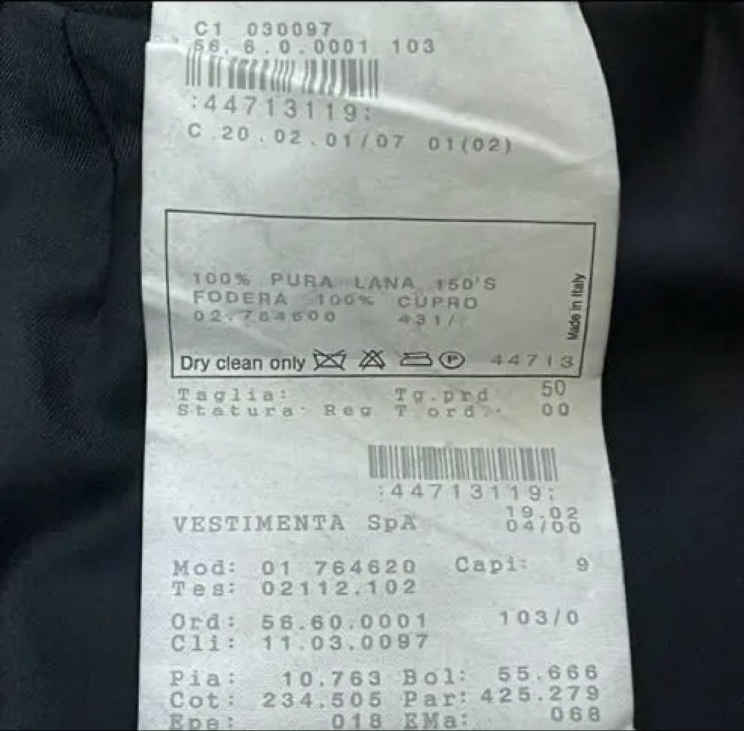 パンツ GIORGIO ARMANI black wide slacks