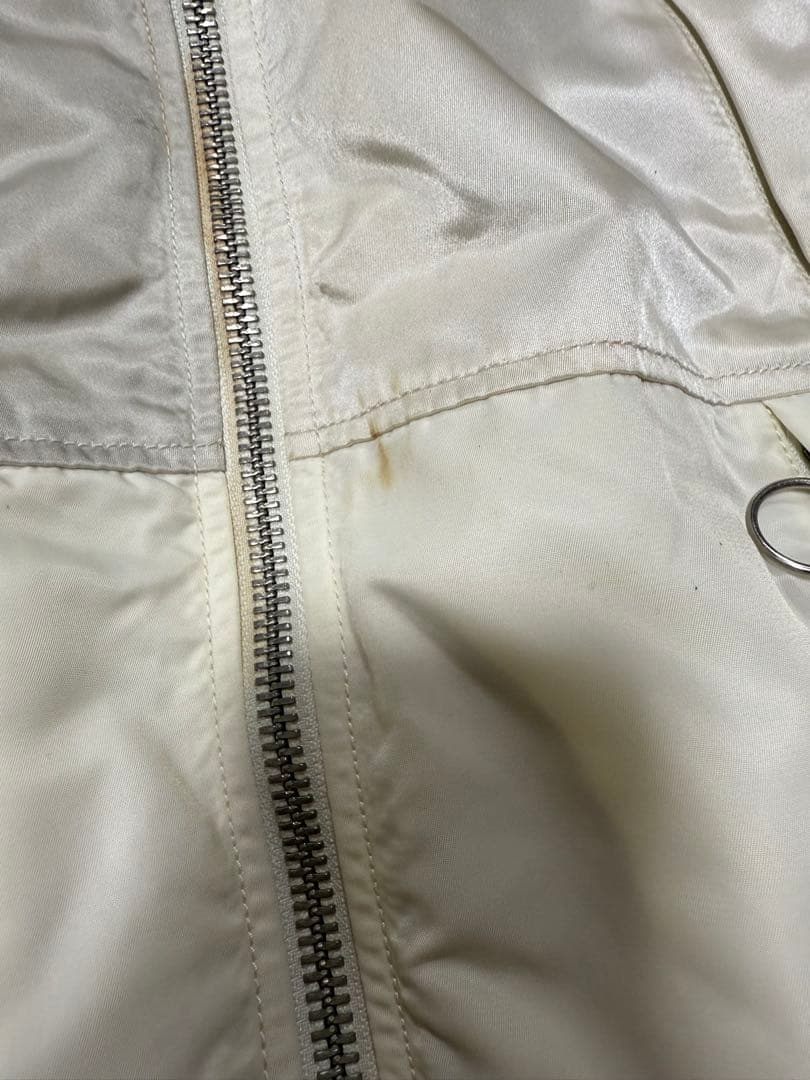 値下げ DIESEL フライトジャケット　ＸＬ　オフホワイト系