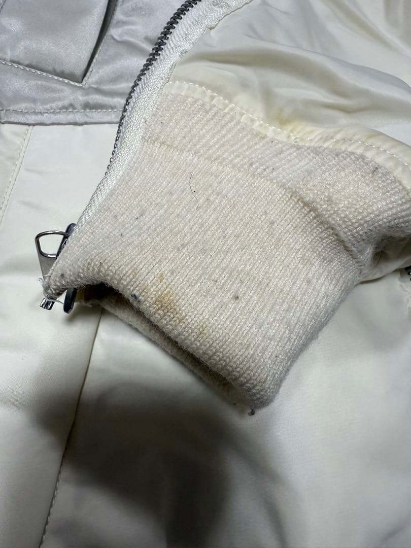 値下げ DIESEL フライトジャケット　ＸＬ　オフホワイト系