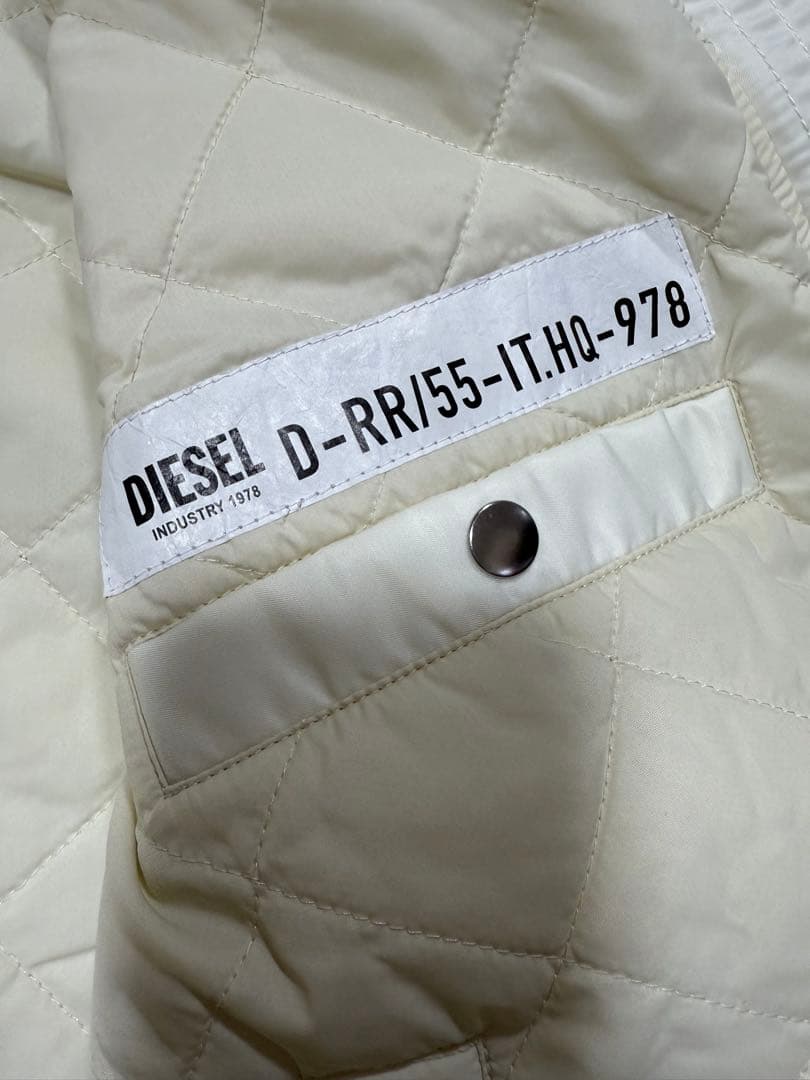 値下げ DIESEL フライトジャケット　ＸＬ　オフホワイト系