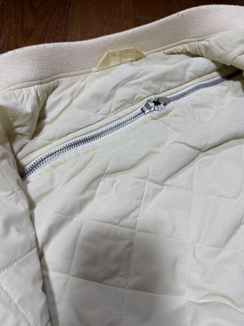 値下げ DIESEL フライトジャケット　ＸＬ　オフホワイト系