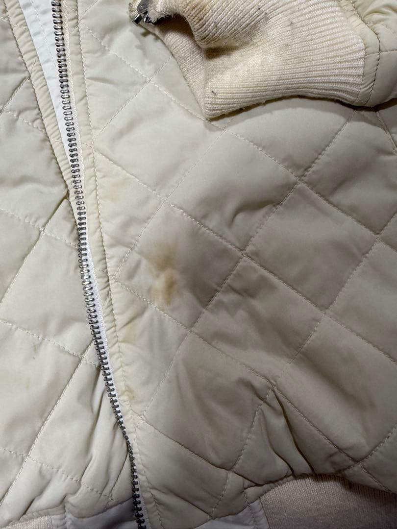 値下げ DIESEL フライトジャケット　ＸＬ　オフホワイト系