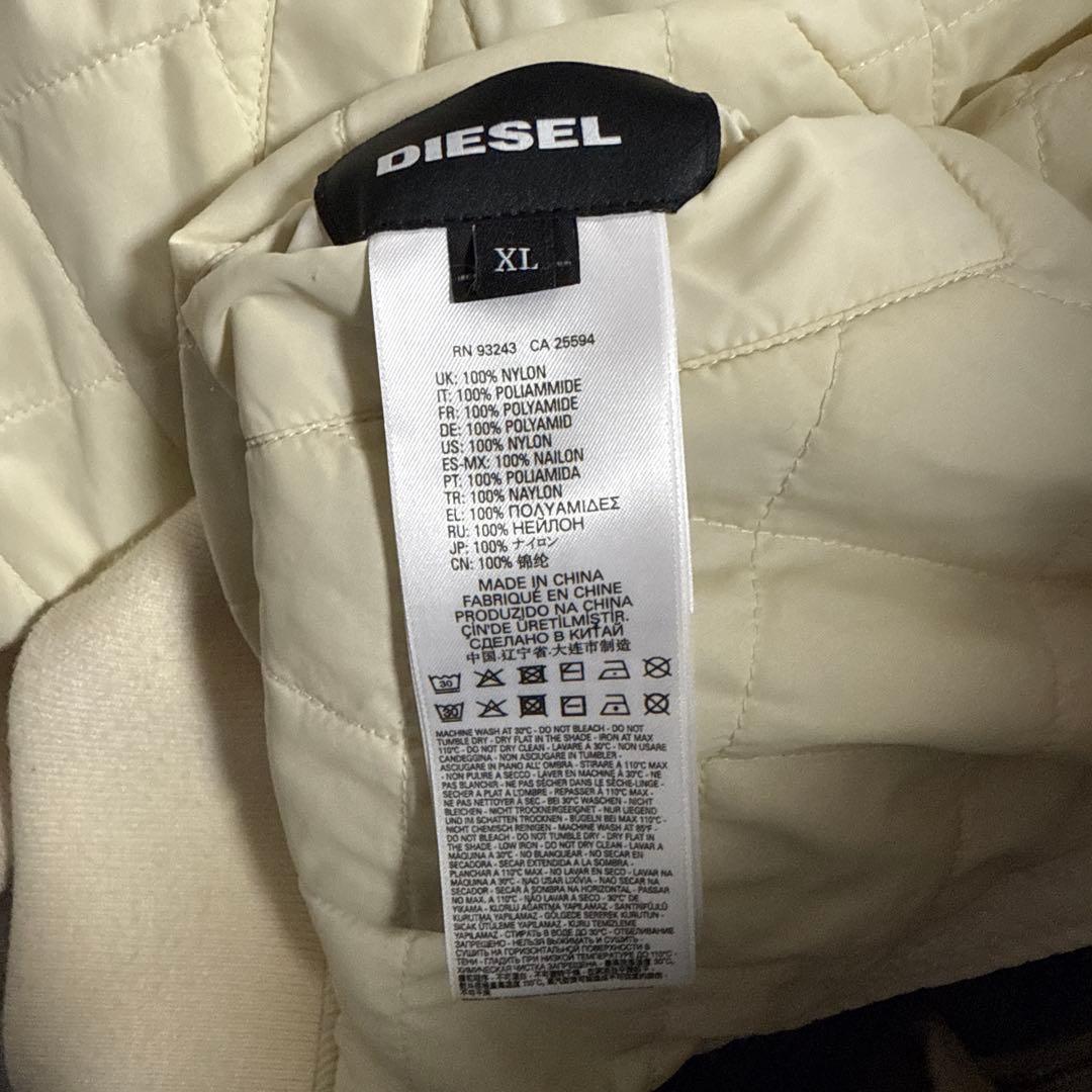 値下げ DIESEL フライトジャケット　ＸＬ　オフホワイト系