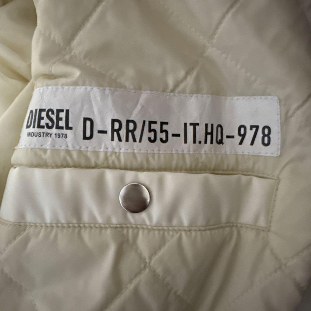 値下げ DIESEL フライトジャケット　ＸＬ　オフホワイト系