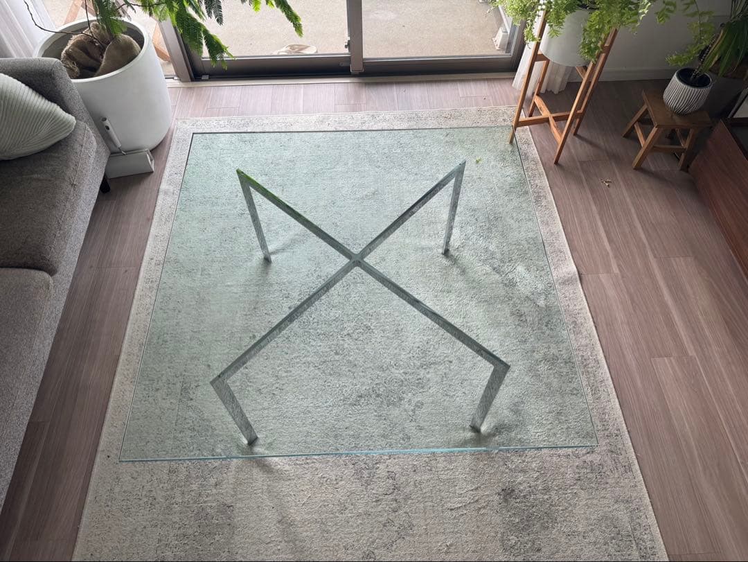 バルセロナコーヒーテーブル/ガラステーブル/ローテーブル