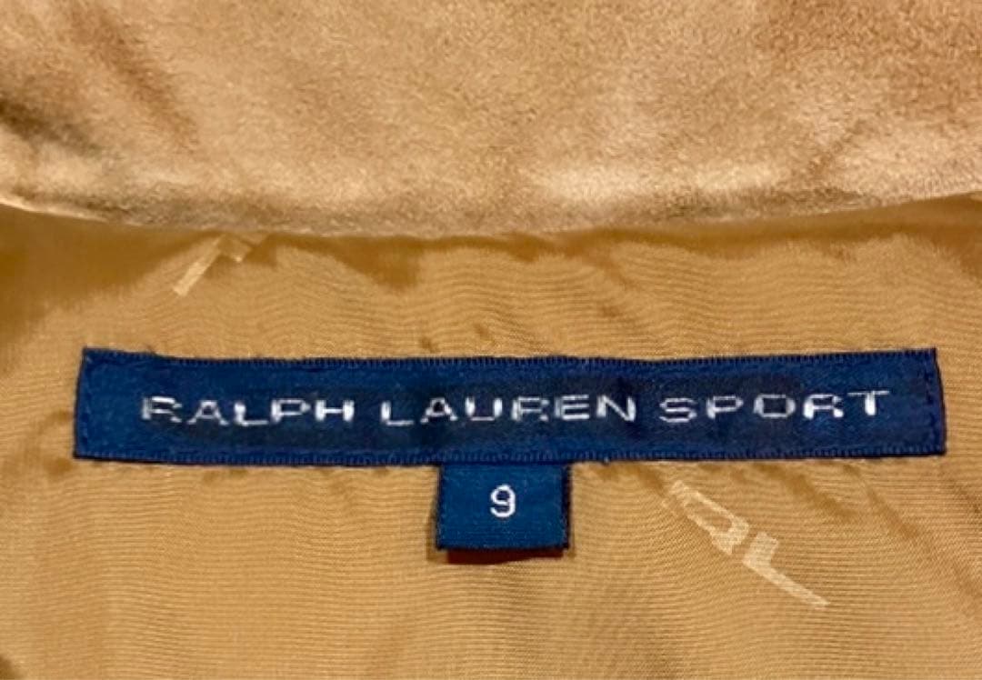 ビンテージ RalphLaurenSport ラルフローレン レザーダウンベスト