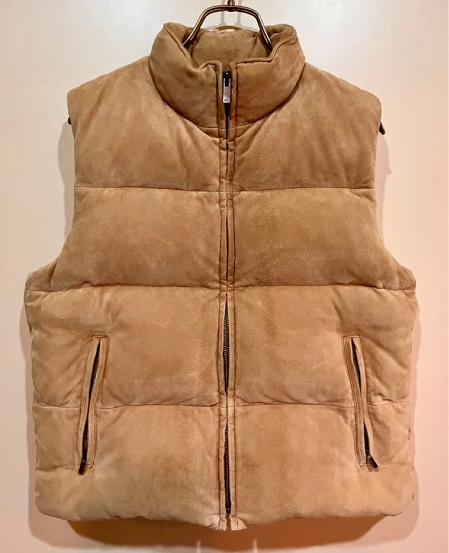 ビンテージ RalphLaurenSport ラルフローレン レザーダウンベスト