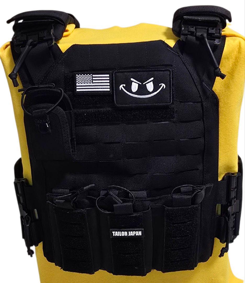 最終値下げ！[TWINFALCONS]軽量タクティカルベストセット★ブラック