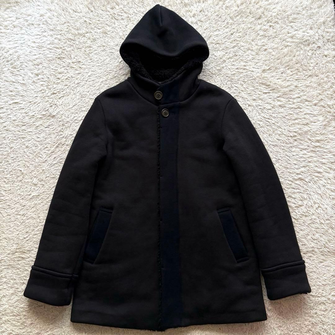 ★希少 Lサイズ★ BLUE BLUE ボア フード コート ヘビースウェット