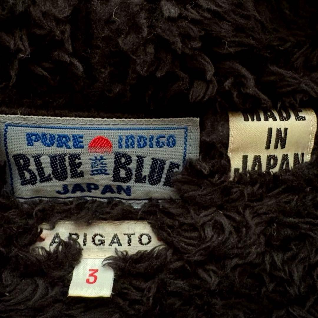 ★希少 Lサイズ★ BLUE BLUE ボア フード コート ヘビースウェット