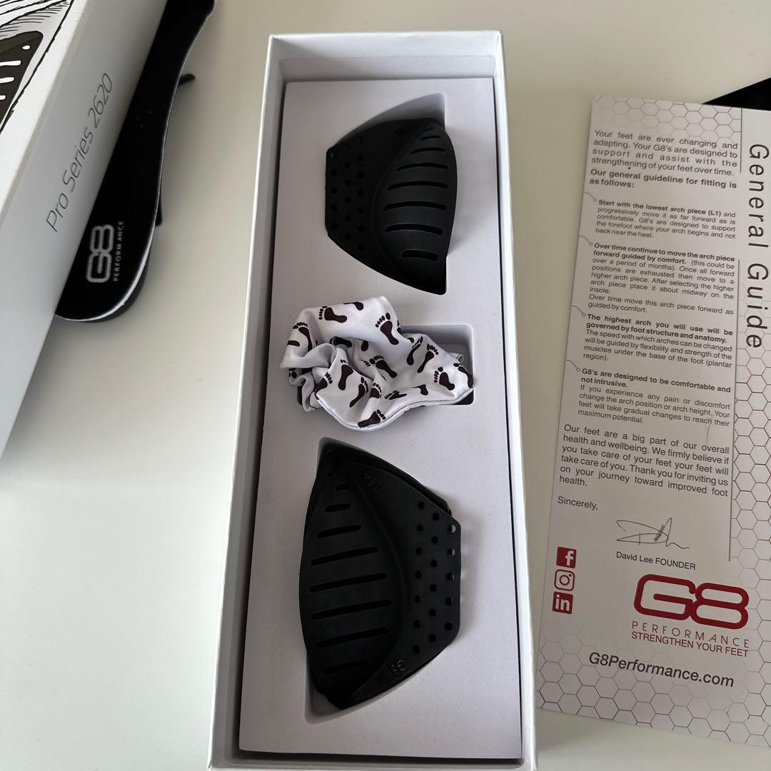 G8 pro Series 2620 インソール アーチサポート＋ヒールウェッジ