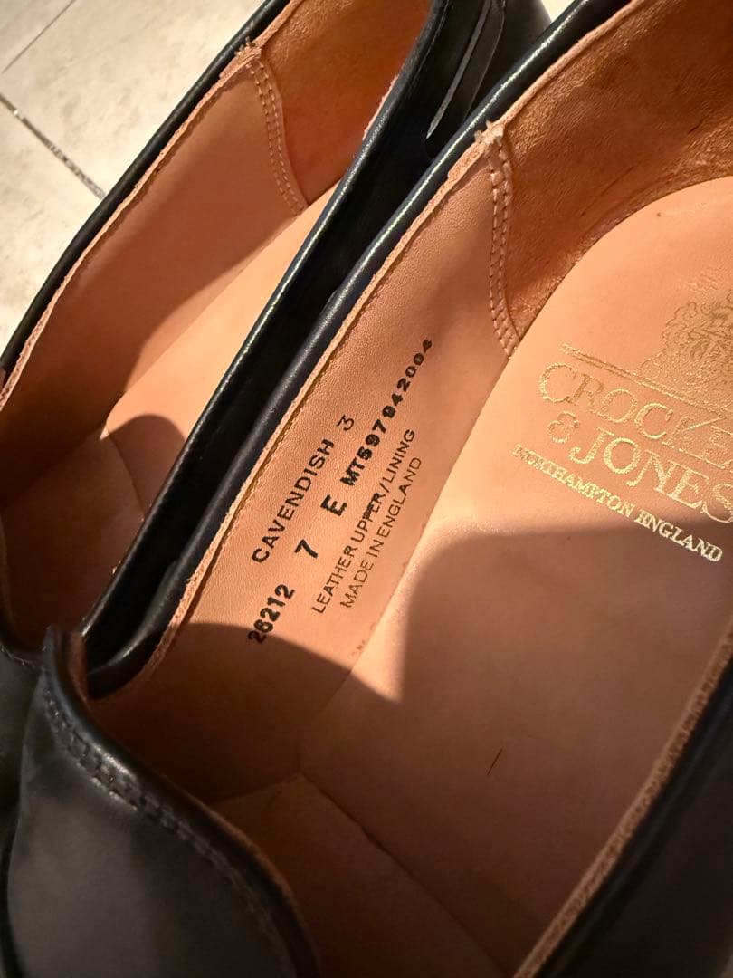 【美品】クロケット&ジョーンズ　キャベンディッシュ3 箱無し