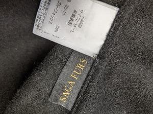 206　sagaフォックス　カシミヤ100％　ポンチョコート　マント　ストール