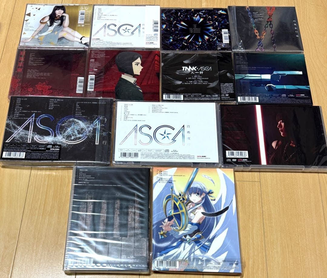 ASCA ☆ 新品未開封 CD DVD Blu-ray 13点 セット
